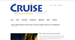 Desktop Screenshot of cruisemarketwatch.com