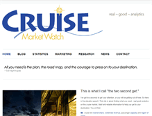 Tablet Screenshot of cruisemarketwatch.com